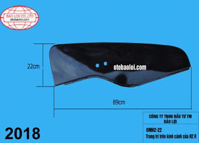 Trang trí trên kính cánh cửa H2 R