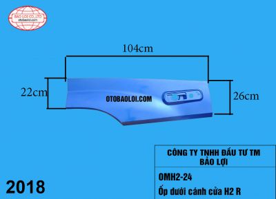 Ốp dưới cánh cửa H2 R