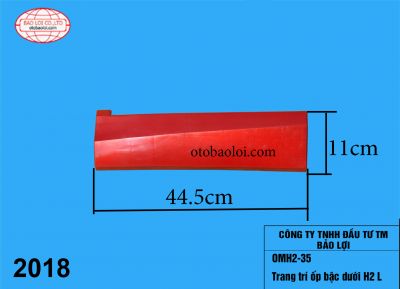 Trang trí ốp bậc dưới H2 L