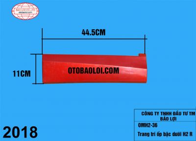 Trang trí ốp bậc dưới H2 R