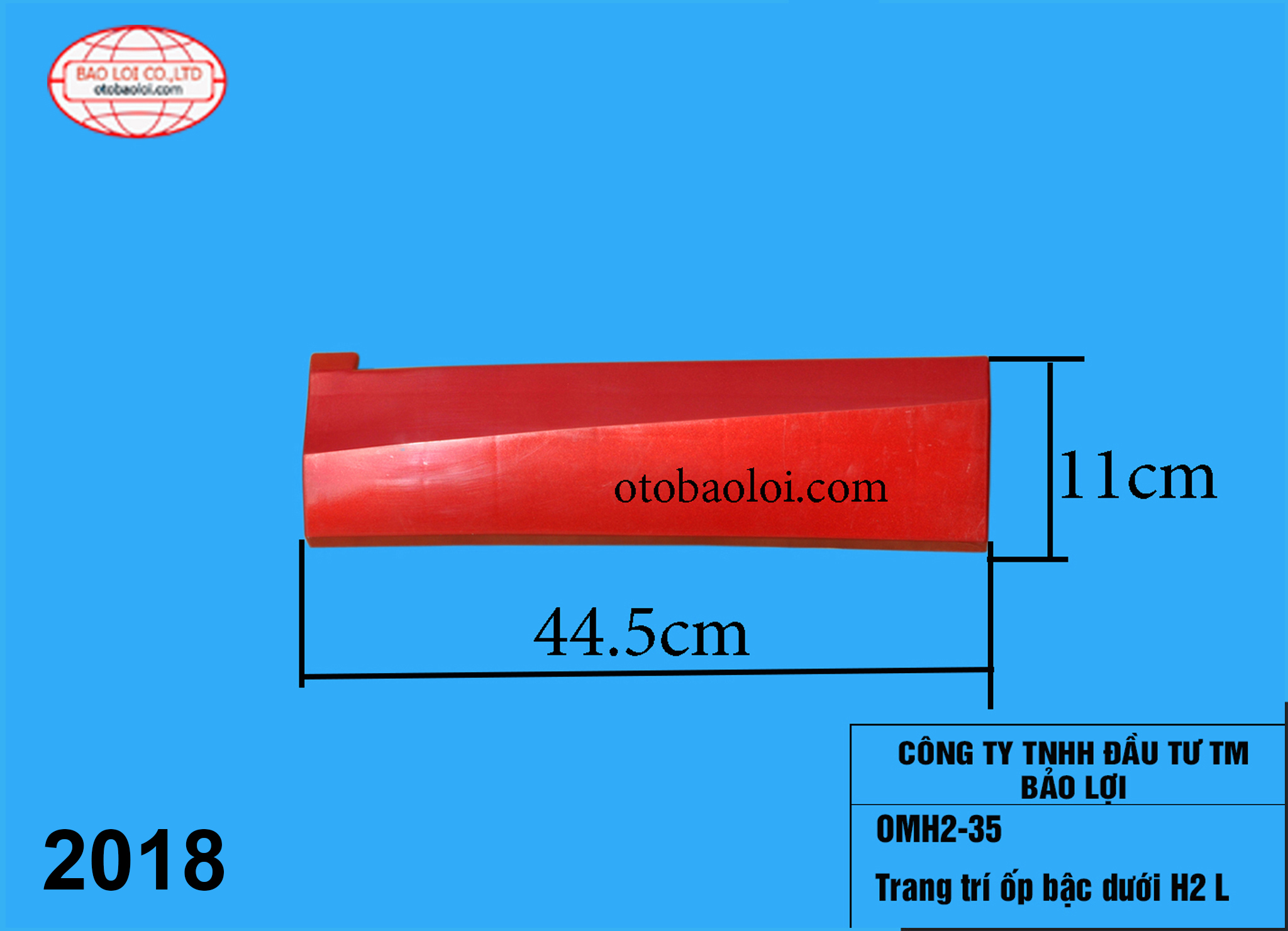 Trang trí ốp bậc dưới H2 L