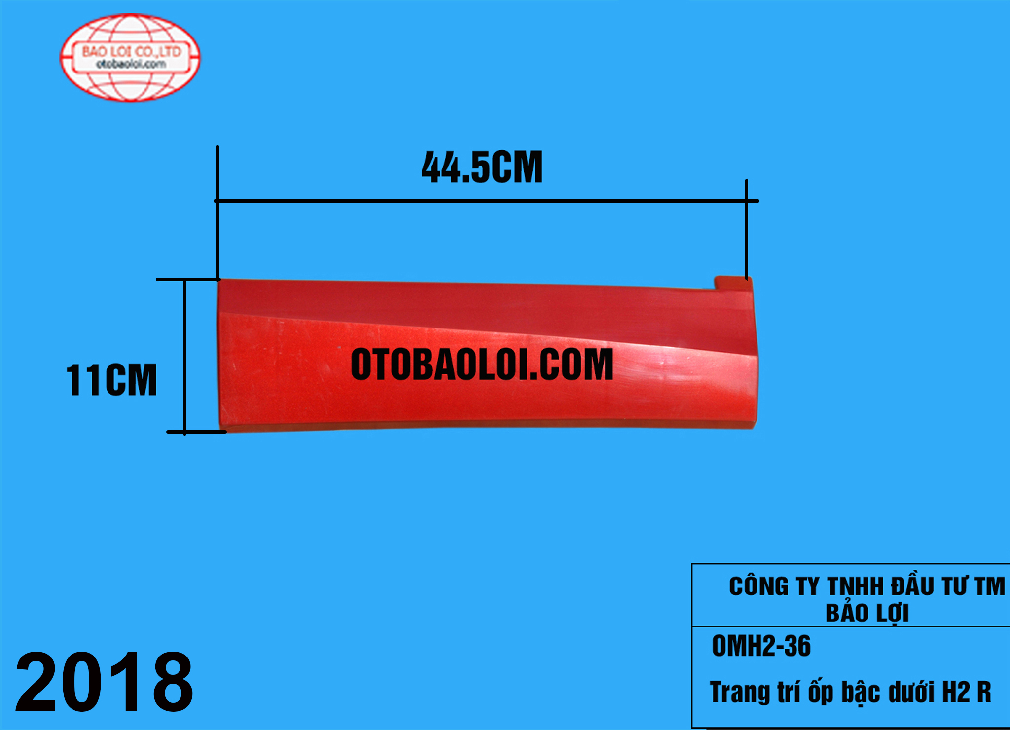 Trang trí ốp bậc dưới H2 R