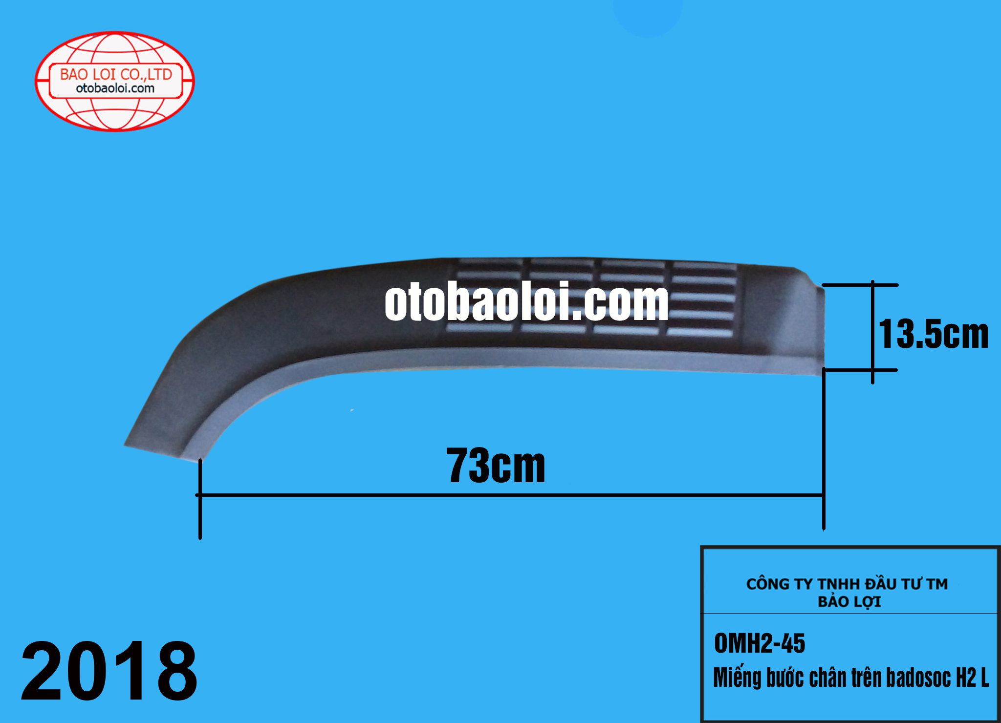 Miếng bước chân trên badosoc H2 L