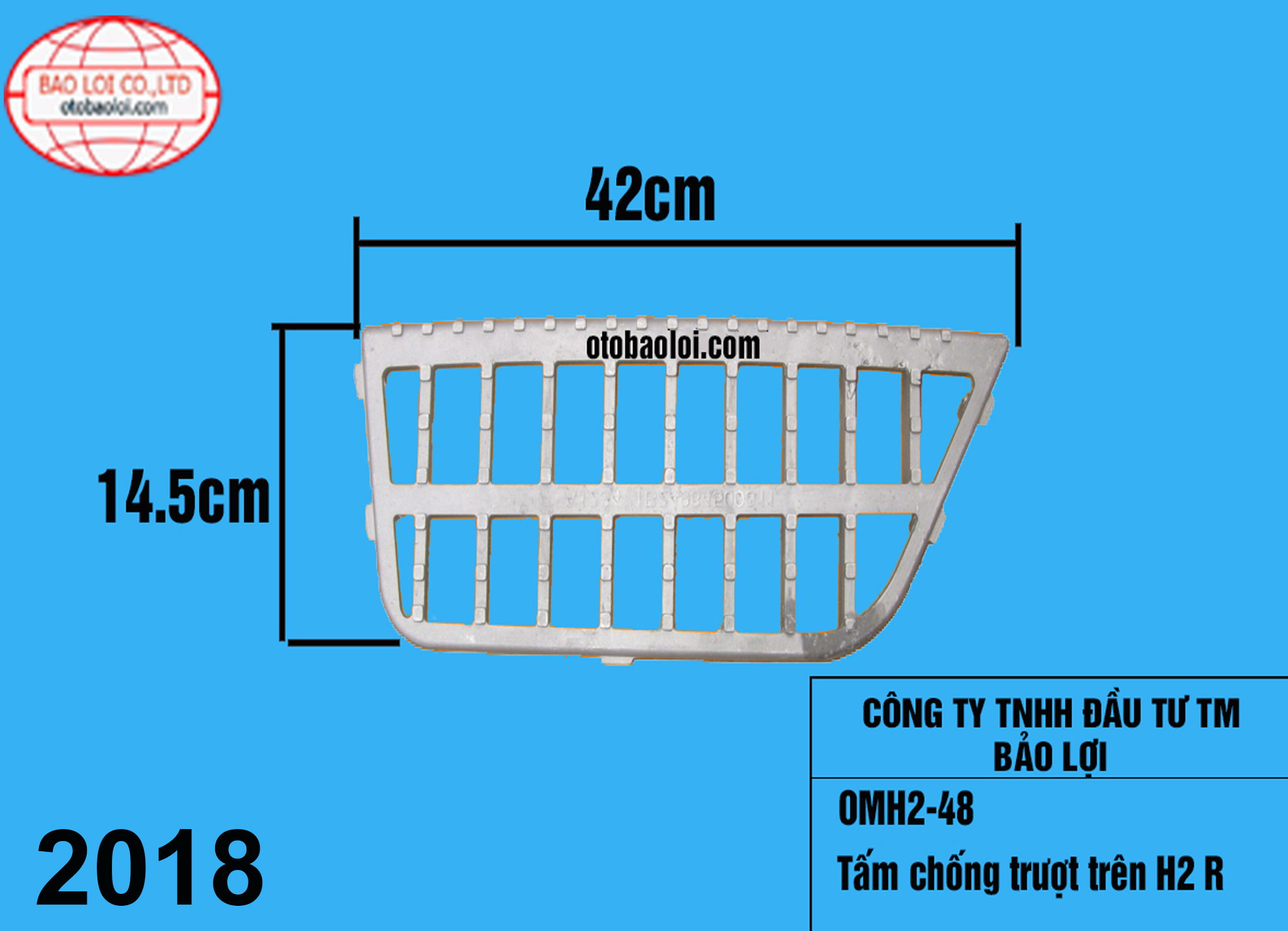 Tấm chống trượt trên H2 R