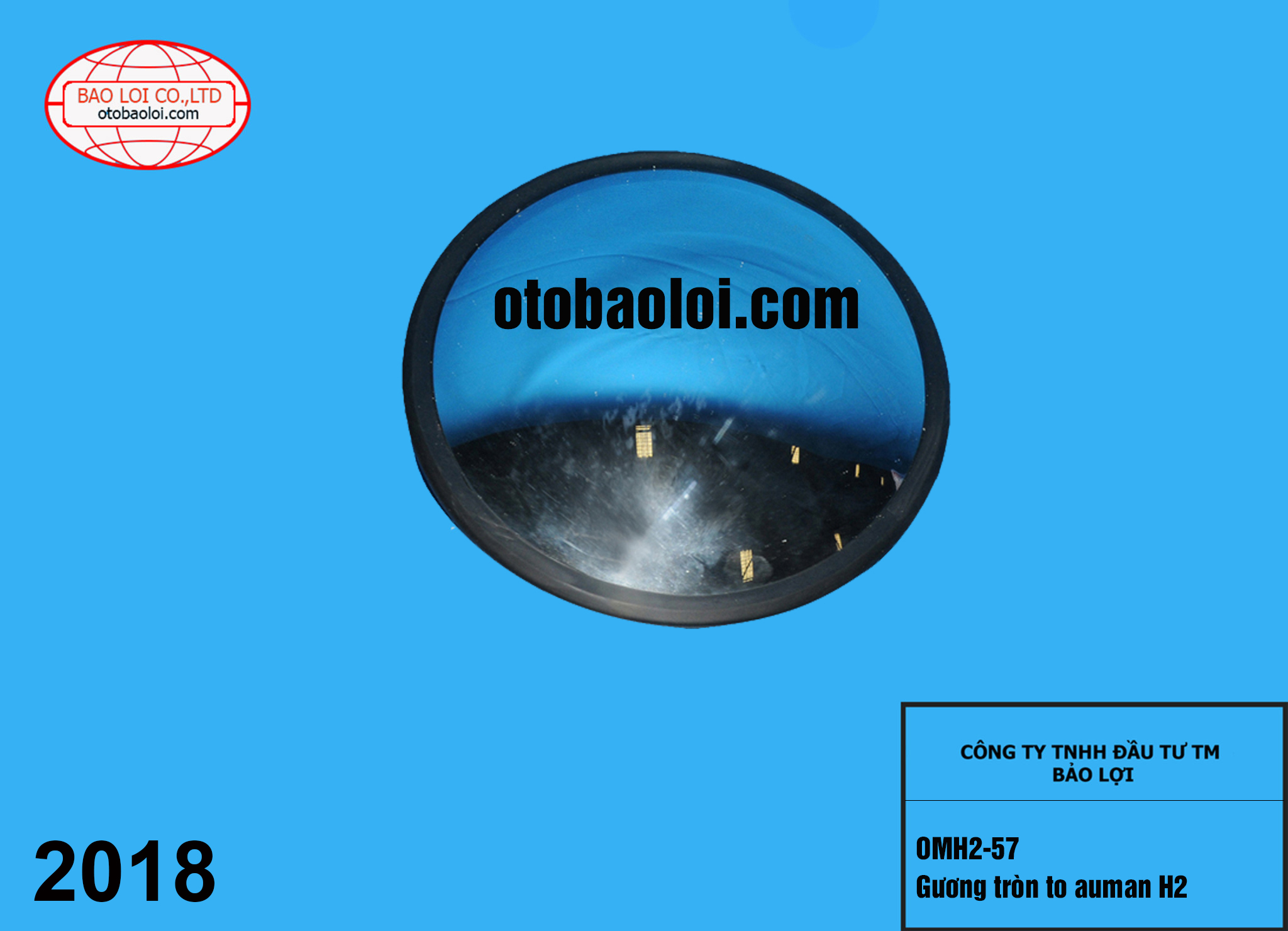 Gương tròn to auman H2