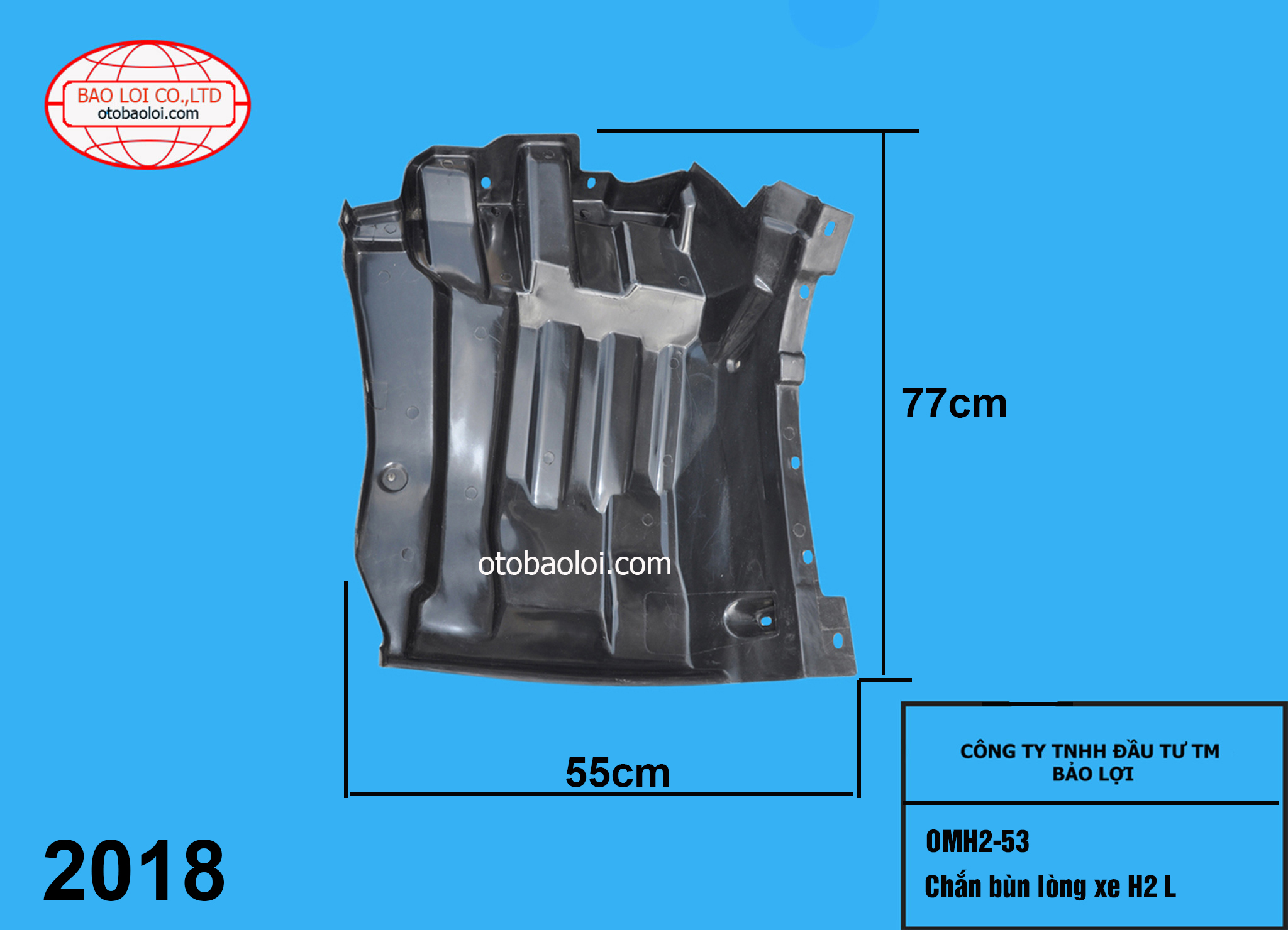 Chắn bùn lòng xe H2 L