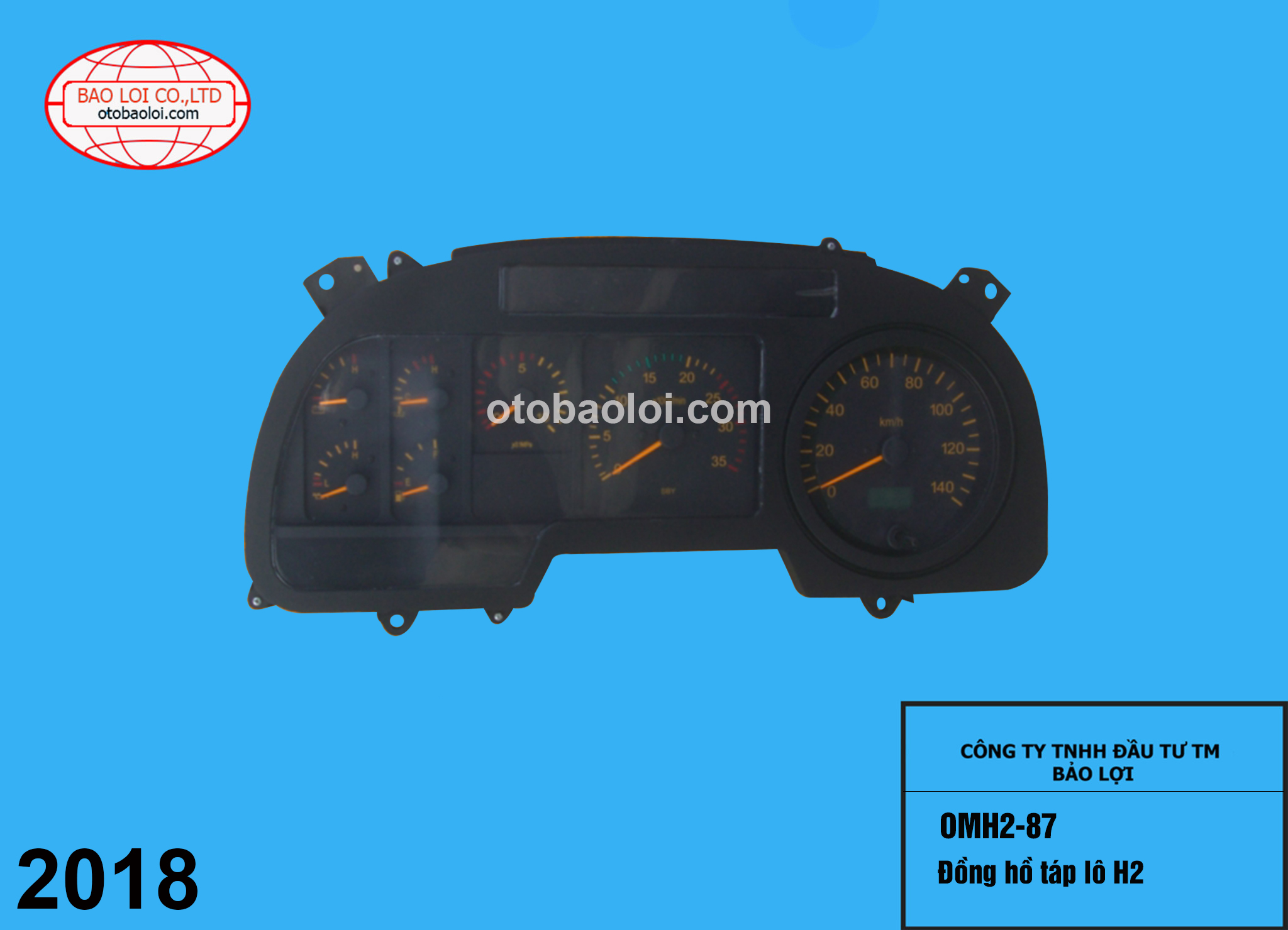 Đồng hồ táp lô H2