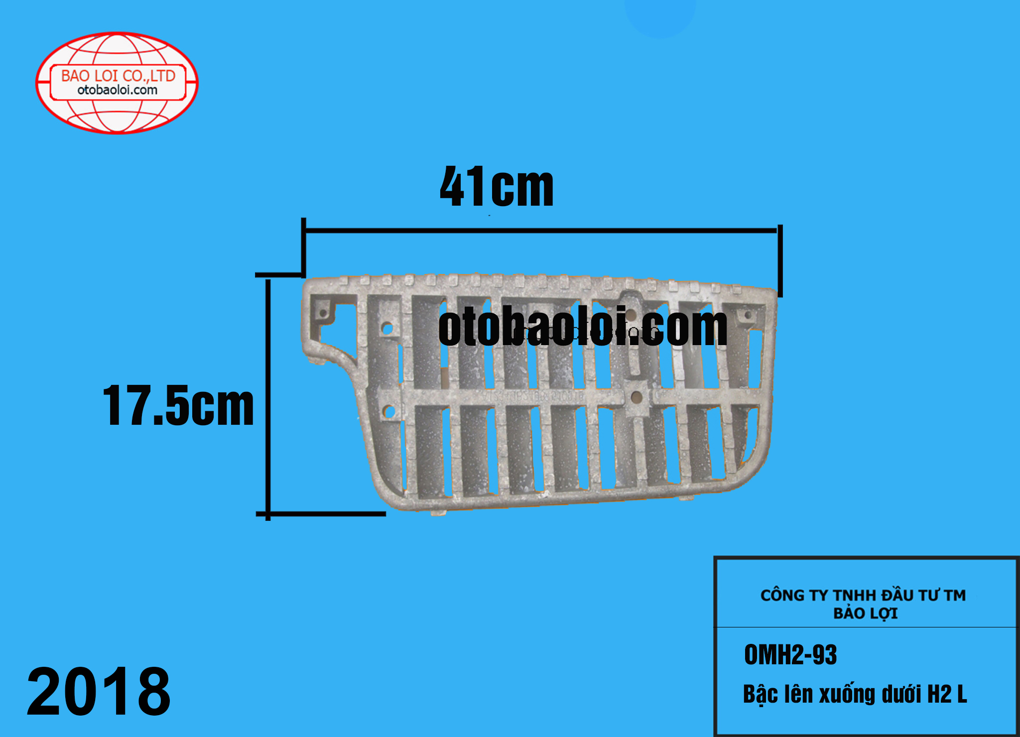 Bậc lên xuống dưới H2 L