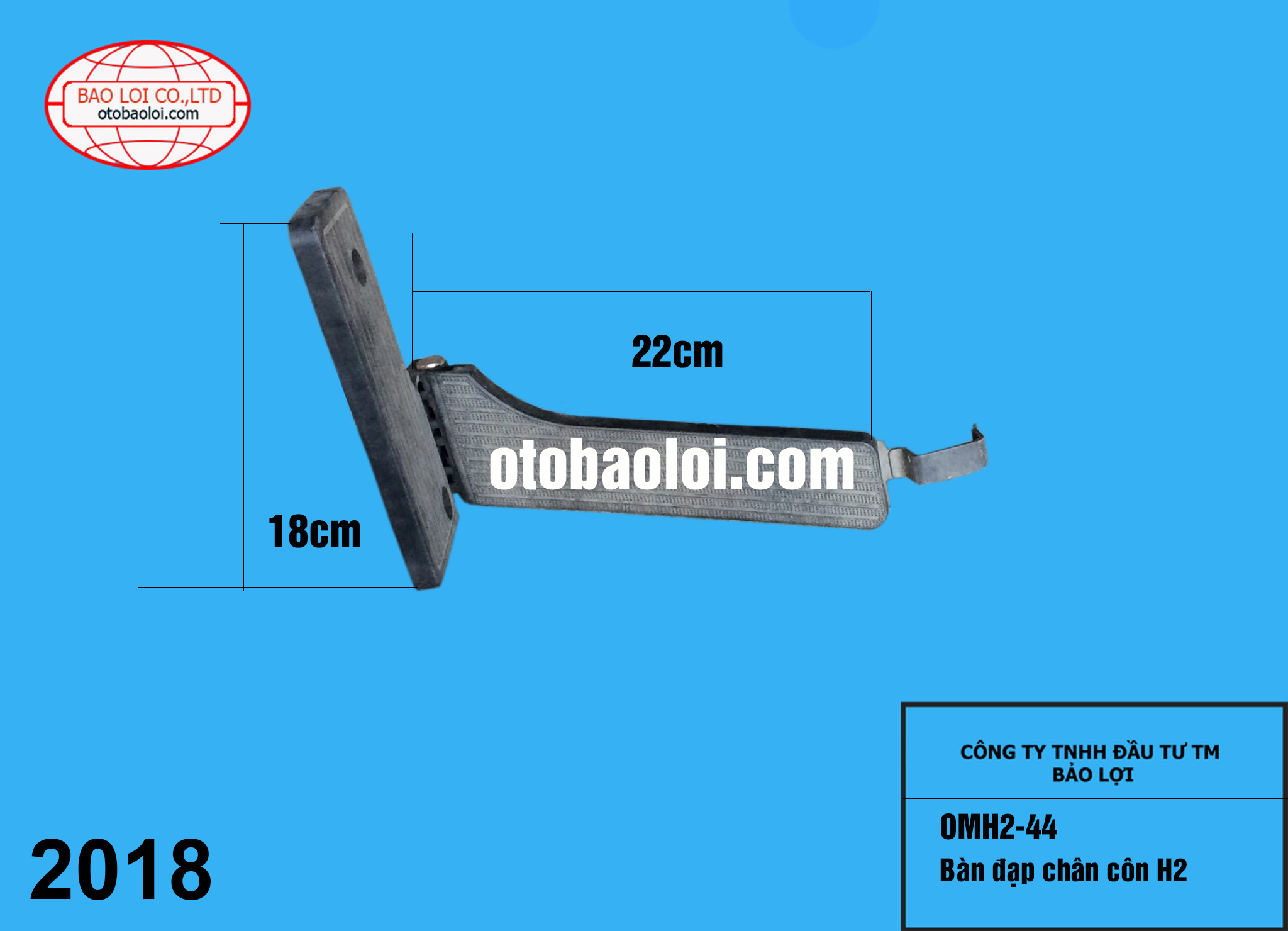 Bàn đạp chân côn H2