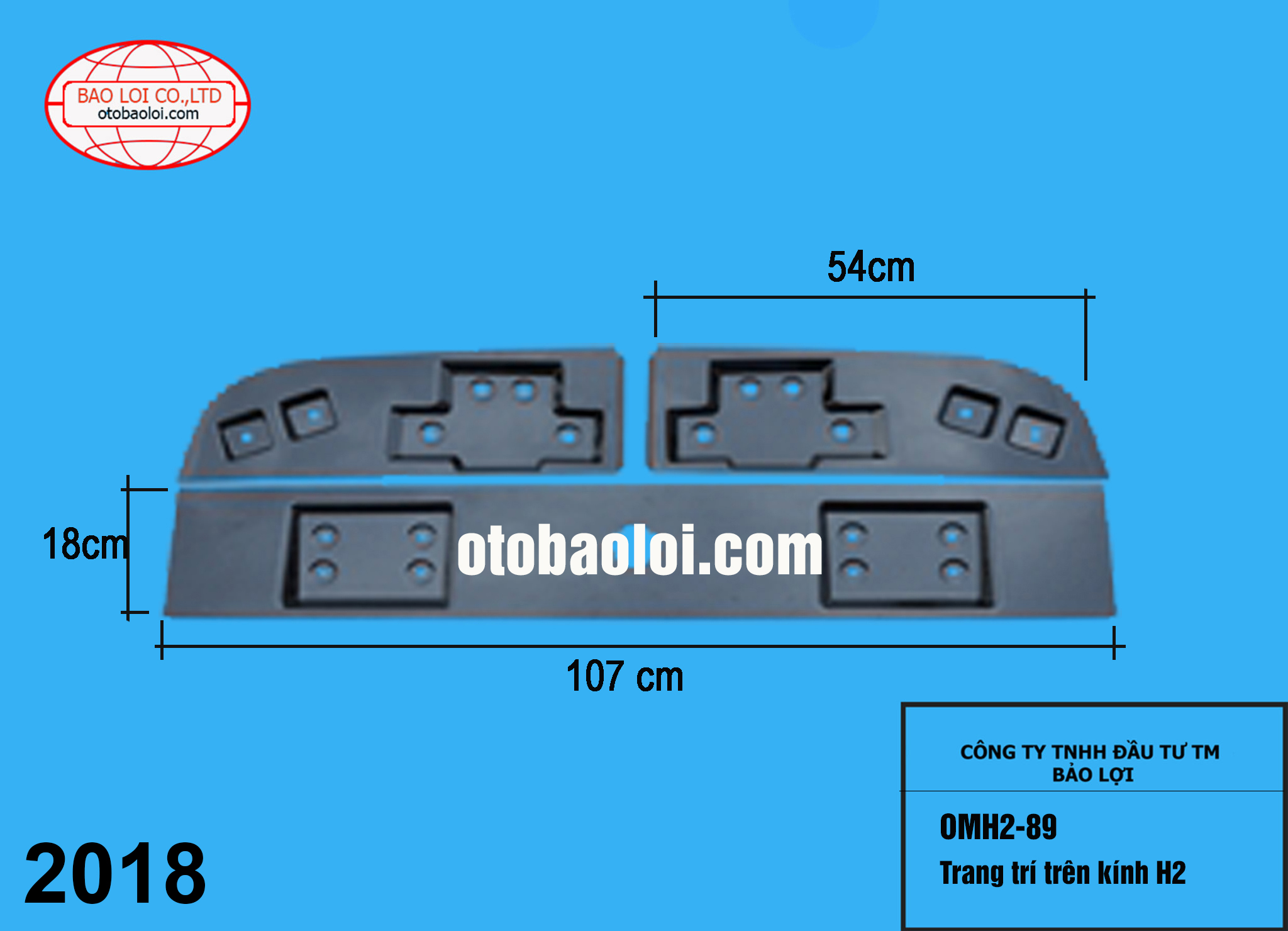 Trang trí trên kính H2