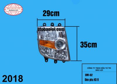 Đèn pha đời mới H3 R