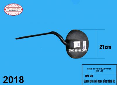 Gương tròn liền gọng tổng thành H3