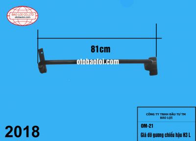 Giá đỡ gương chiếu hậu H3 L chân dài
