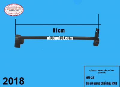 Giá đỡ gương chiếu hậu H3 R chân dài