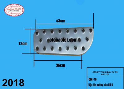 Bậc lên xuống trên H3 R