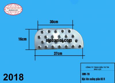 Bậc lên xuống giữa H3 R