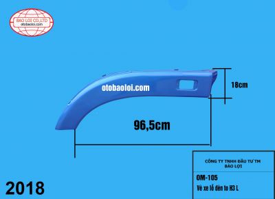 Vè xe lỗ đèn to H3 L