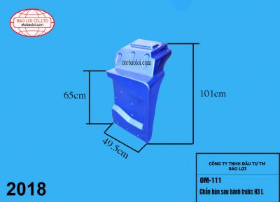 Chắn bùn sau bánh trước H3 L
