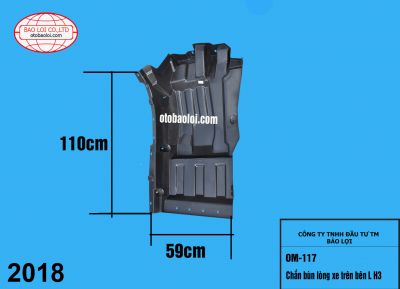 Chắn bùn lòng xe trên bên L H3