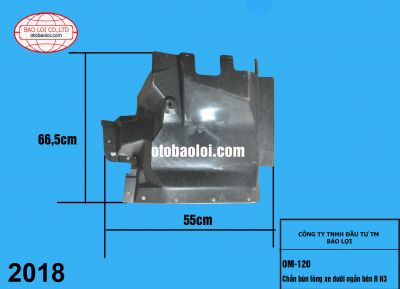 Chắn bùn lòng xe dưới ngắn bên R H3