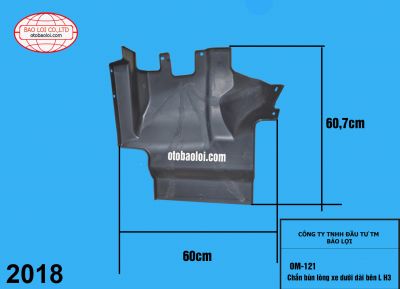 Chắn bùn lòng xe dưới dài bên L H3