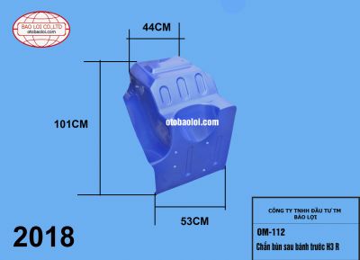 Chắn bùn sau bánh trước H3 R