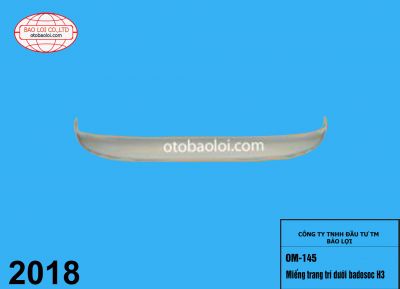 Miếng trang trí dưới badosoc H3