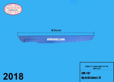 Nẹp ốp đầu badosoc L H3