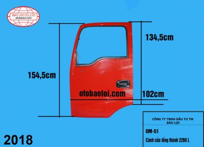 Cánh cửa tổng thành 2280 L