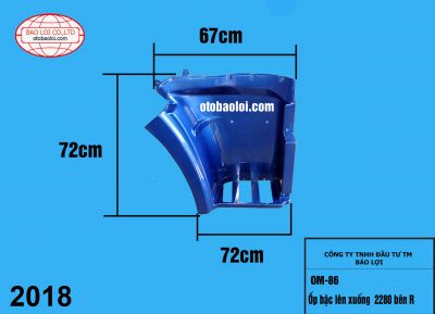 Ốp bậc lên xuống  2280 bên R