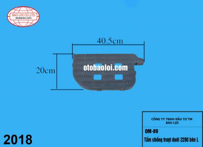 Bậc lên xuống dưới 2280 bên L 