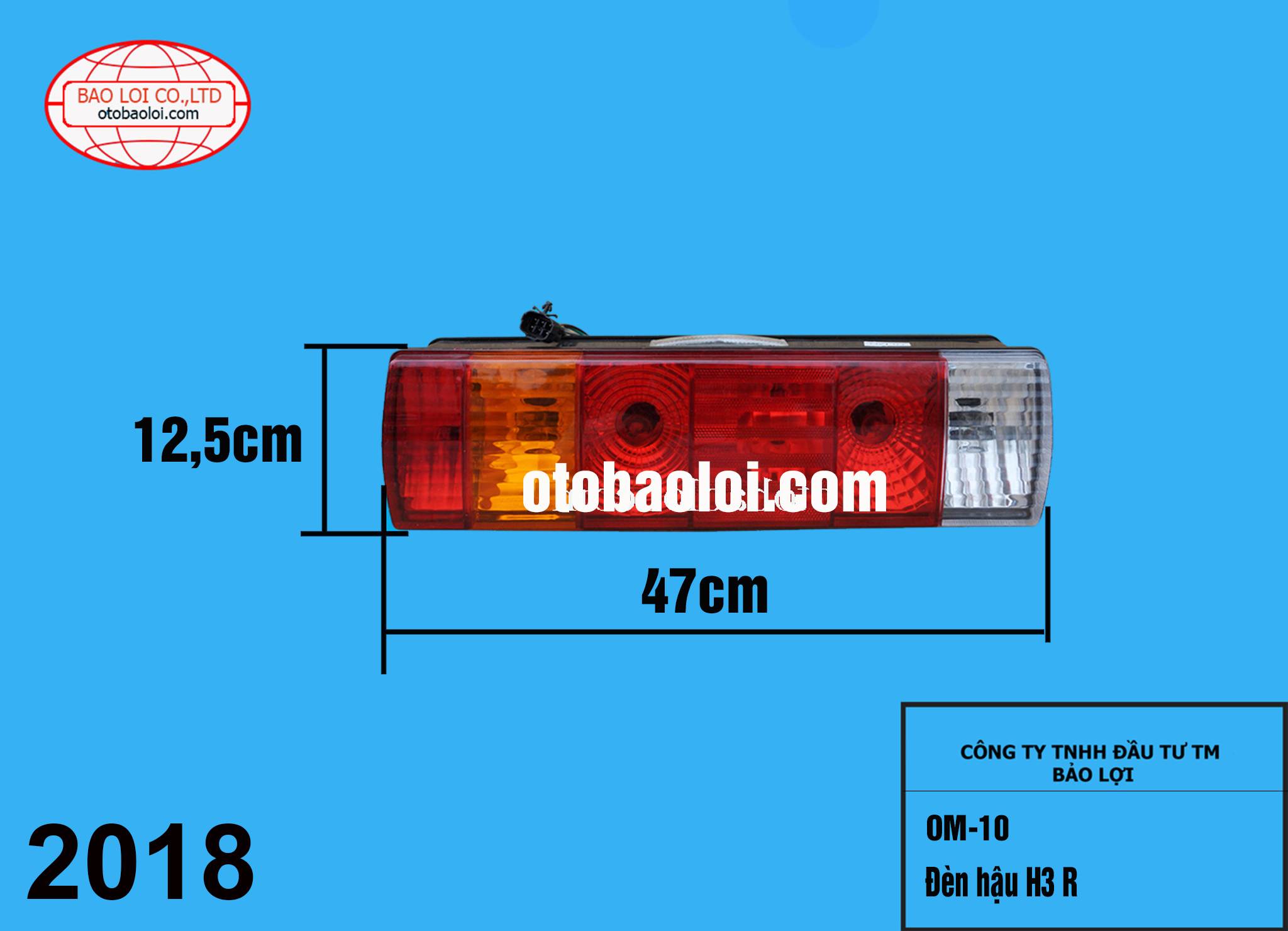 Đèn hậu H3 R
