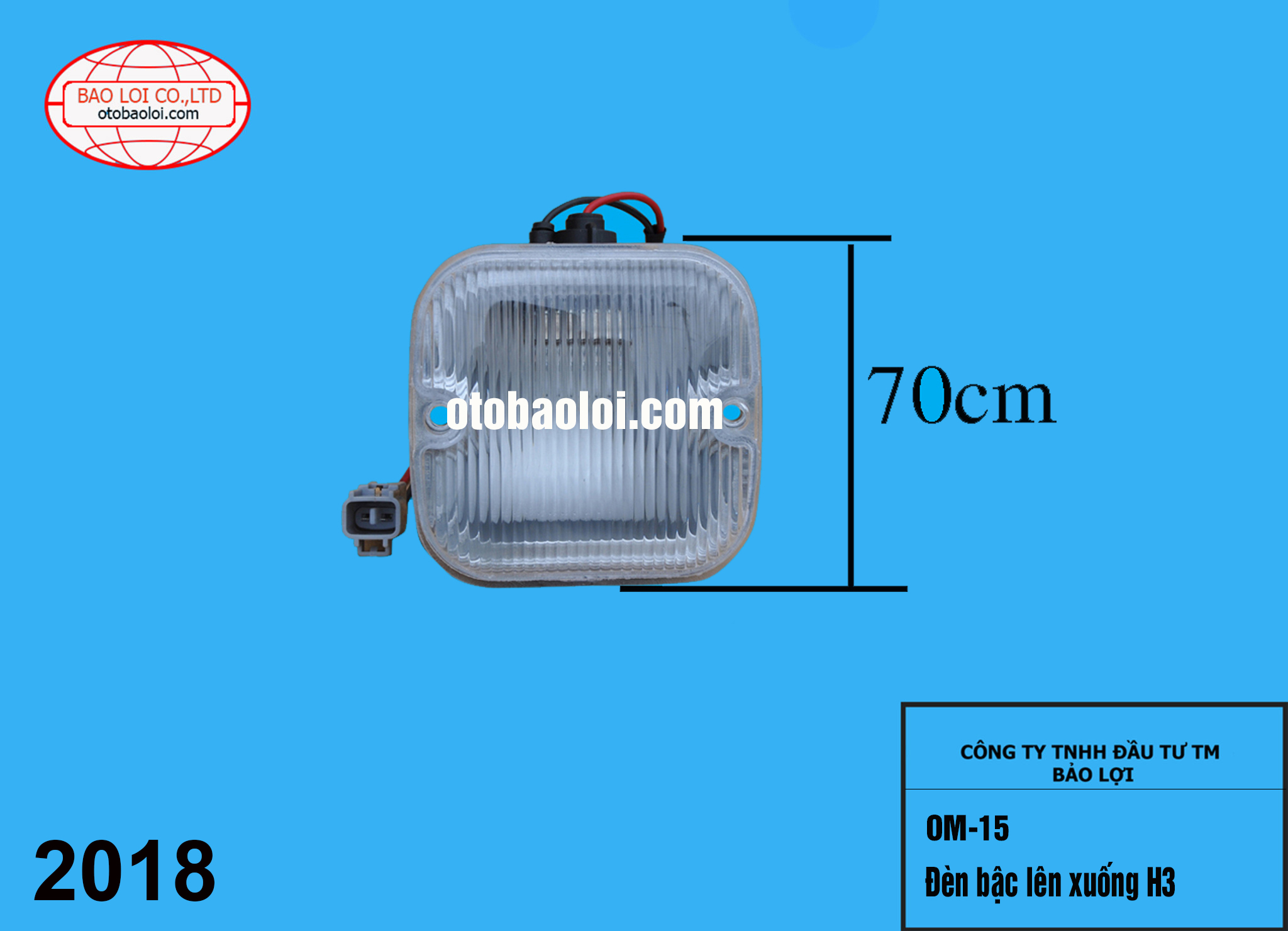 Đèn bậc lên xuống H3