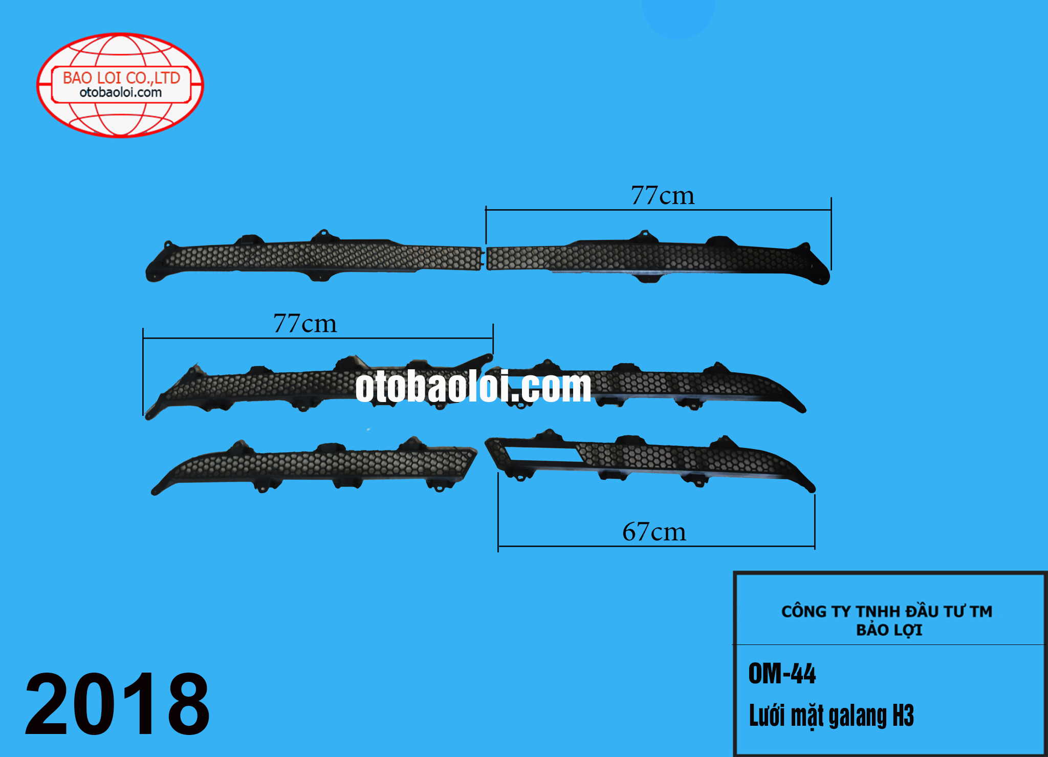 Lưới mặt galang H3