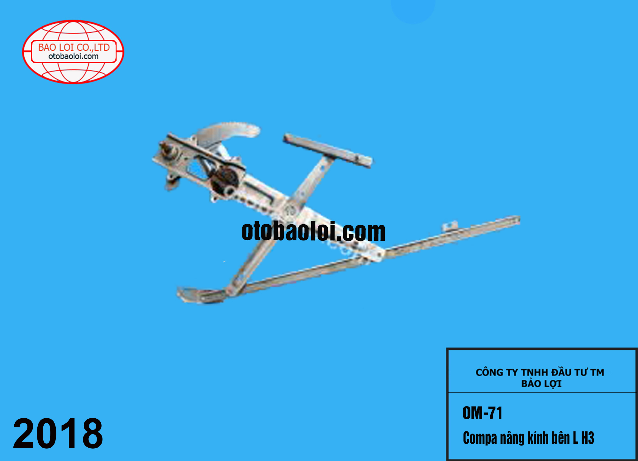 Compa nâng kính bên L H3