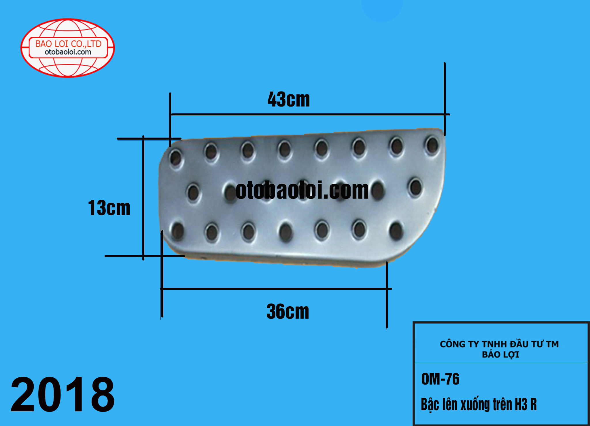 Bậc lên xuống trên H3 R