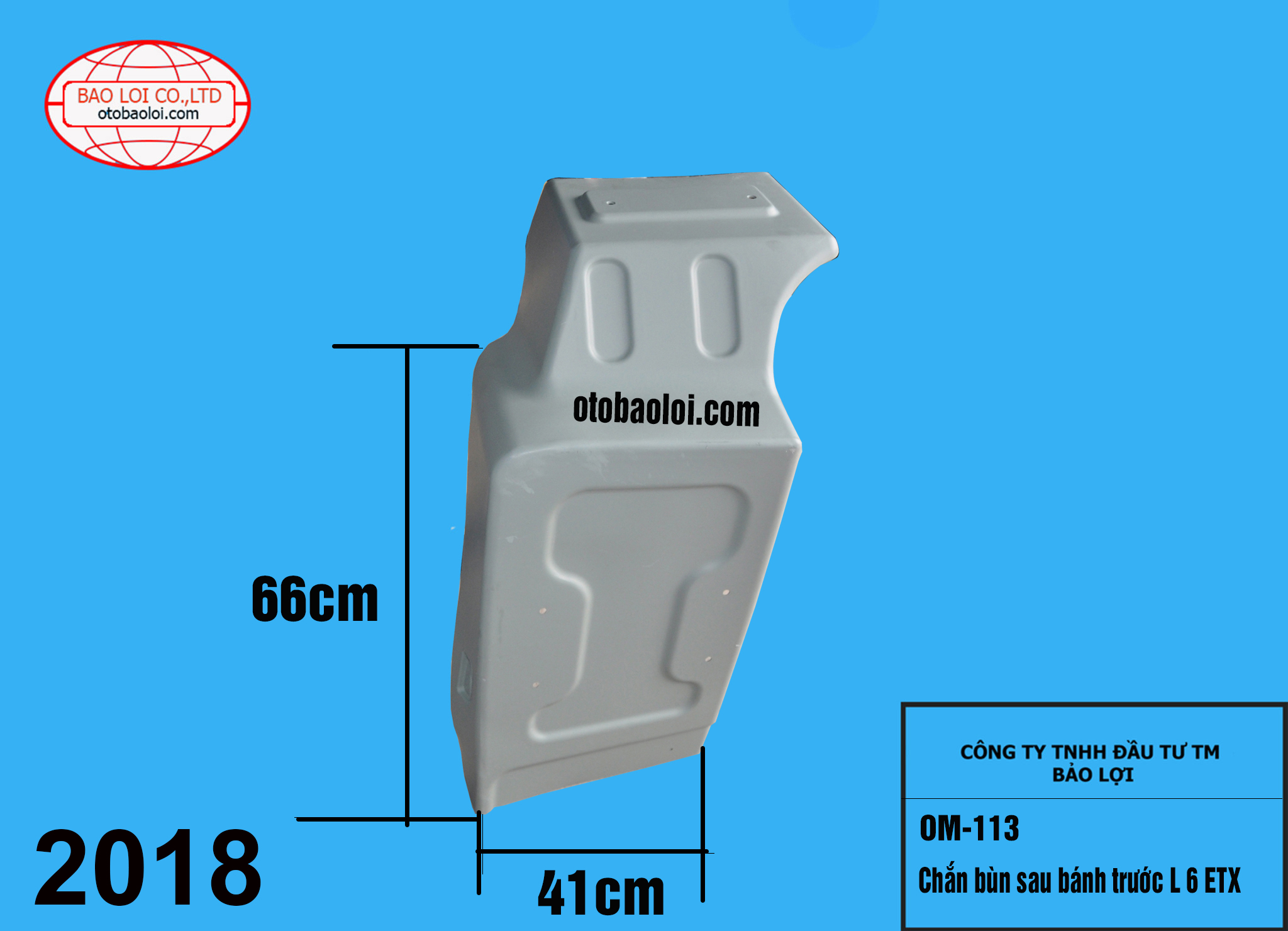 Chắn bùn sau bánh trước L 6 ETX