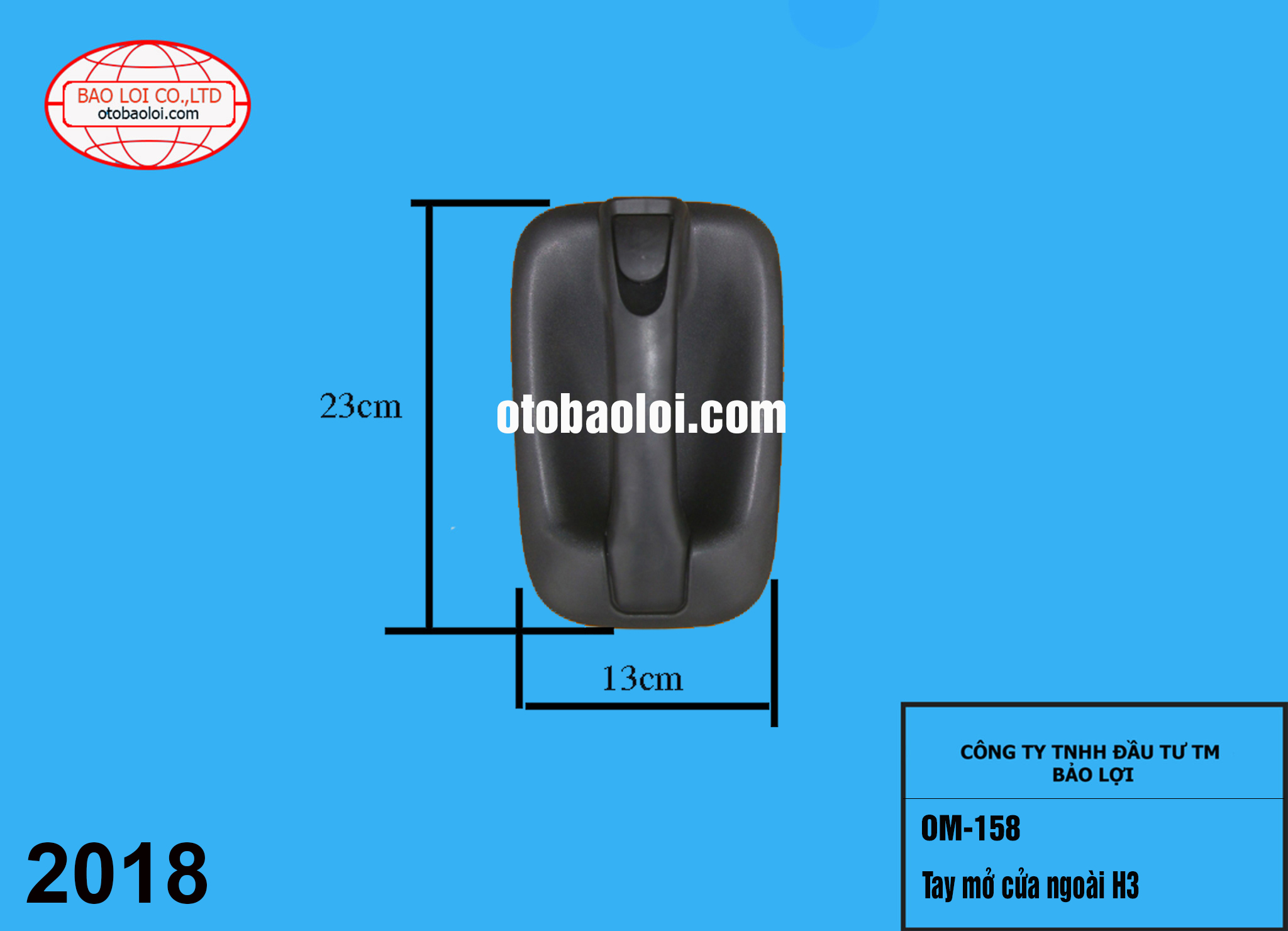 Tay mở cửa ngoài H3