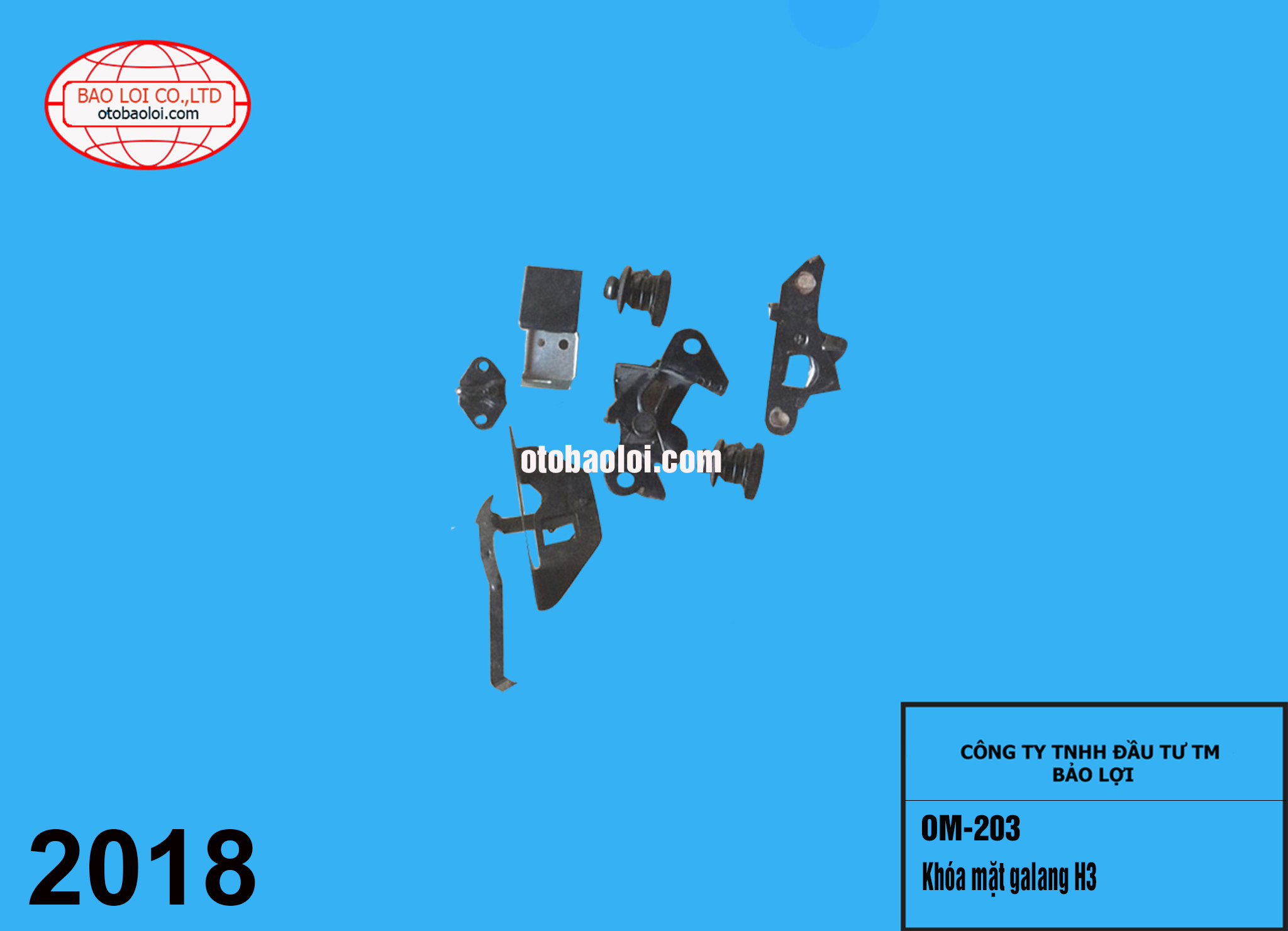 Khóa mặt galang H3