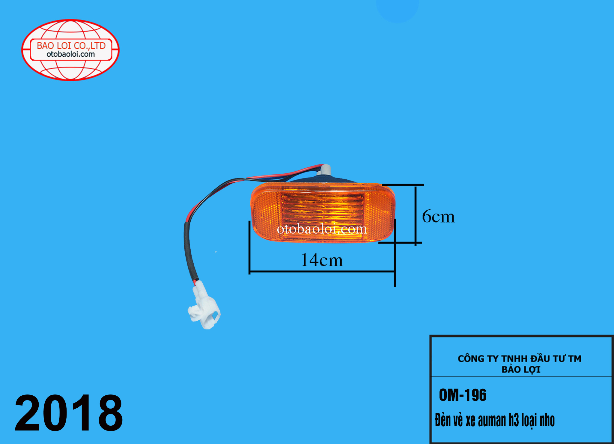 Đèn vè xe auman h3 loại nho