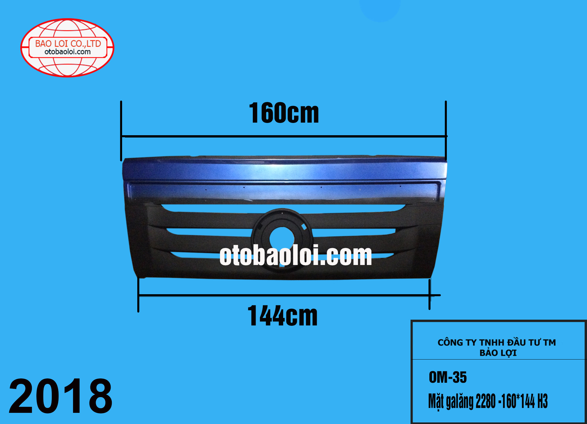 Mặt galăng OM biểu tượng tròn160*144 *60