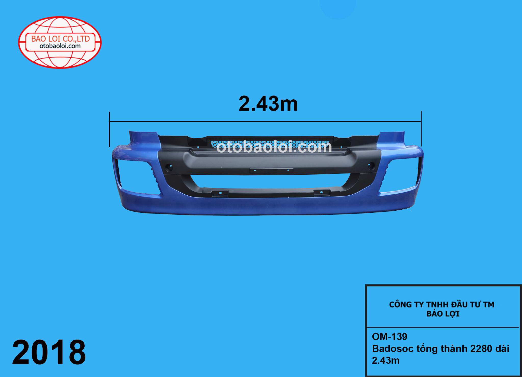 Badosoc tổng thành 2280 composit dài 2.45m