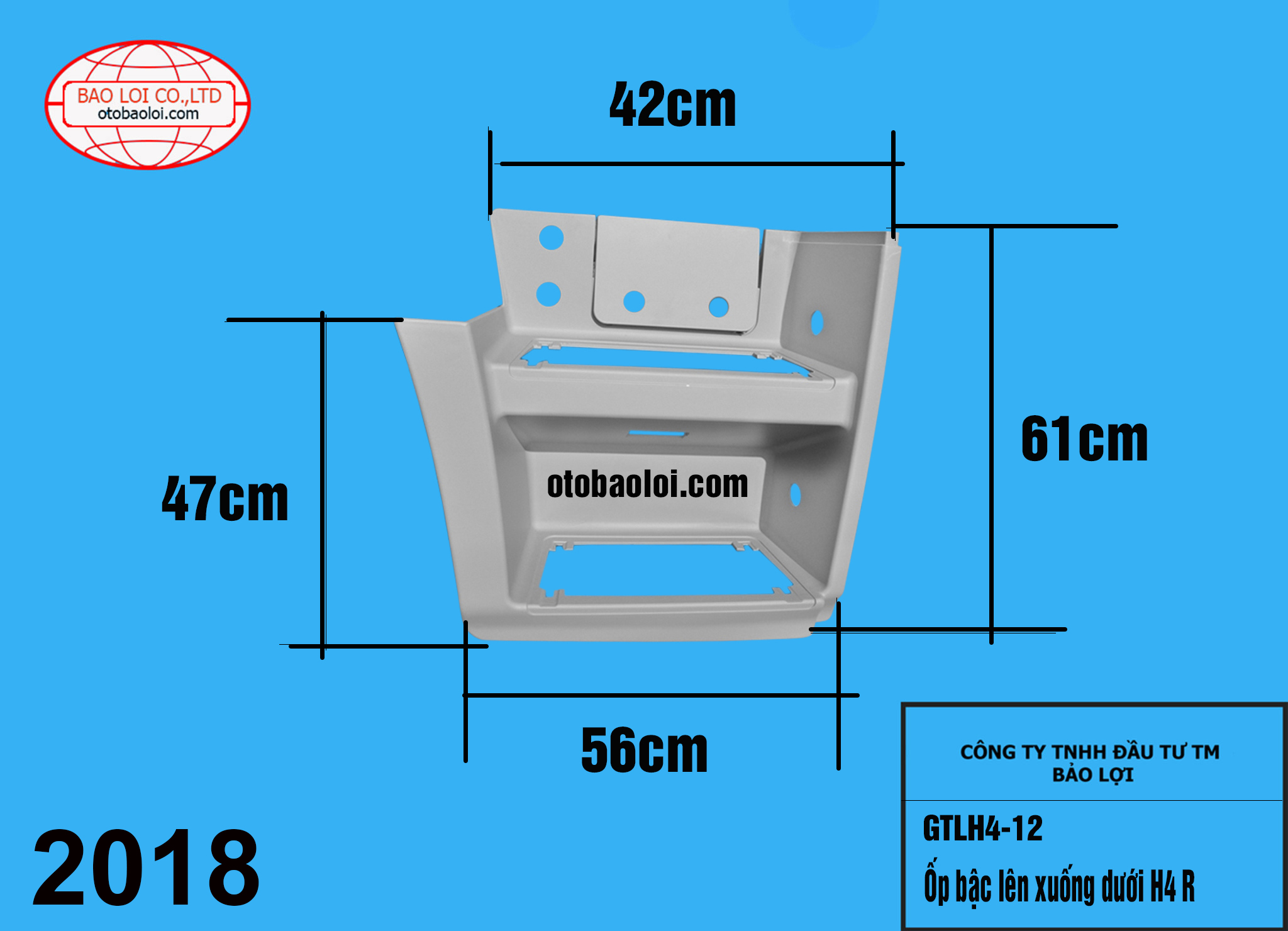 Ốp bậc lên xuống dưới H4 R