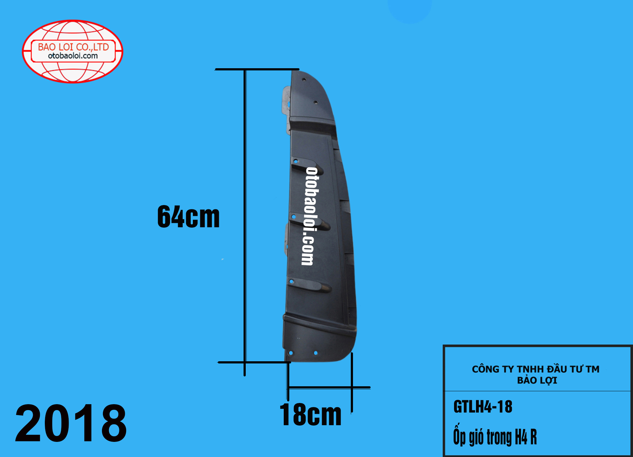 Ốp gió trong H4 R