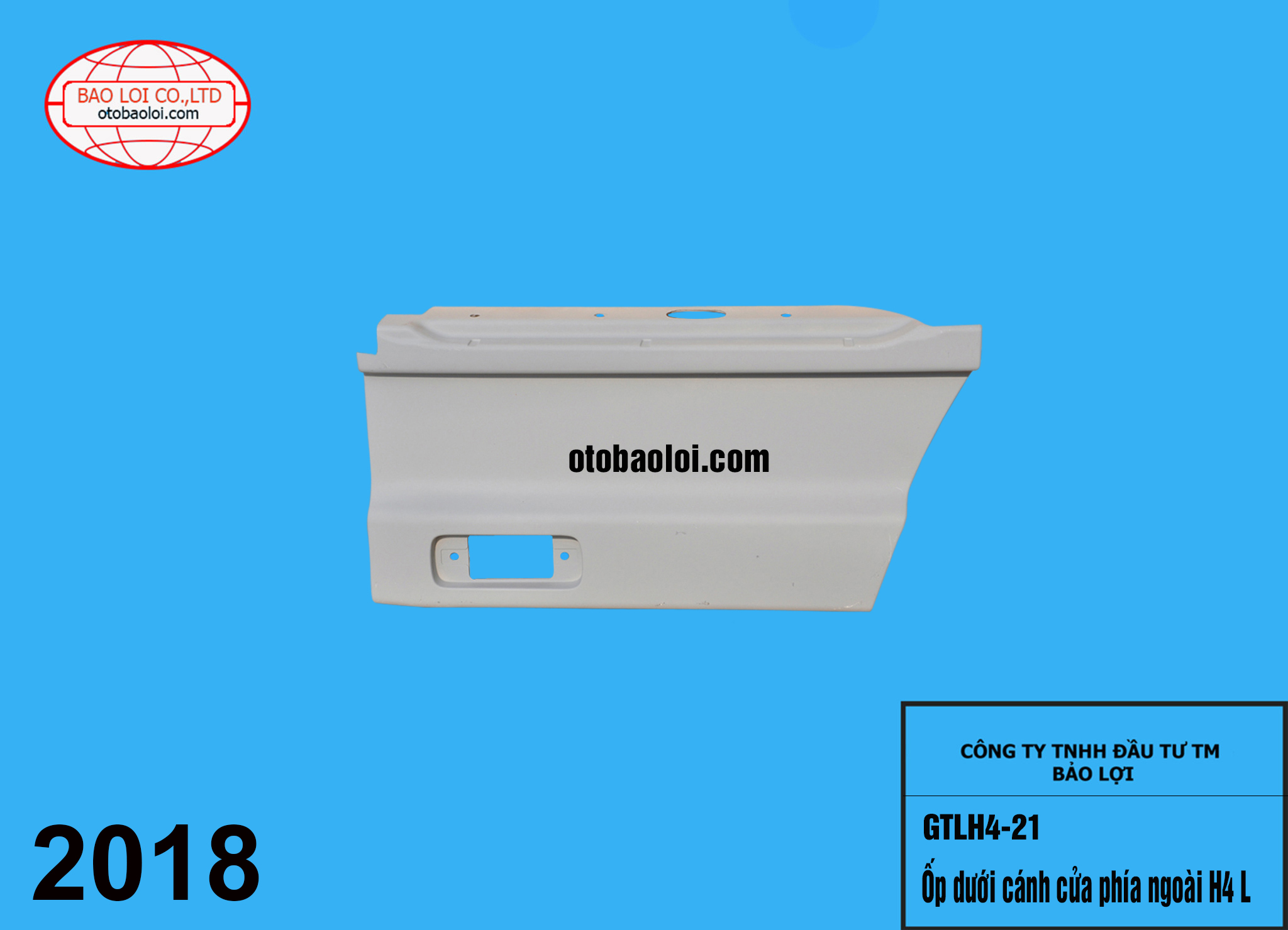 Ốp dưới cánh cửa phía ngoài H4 L