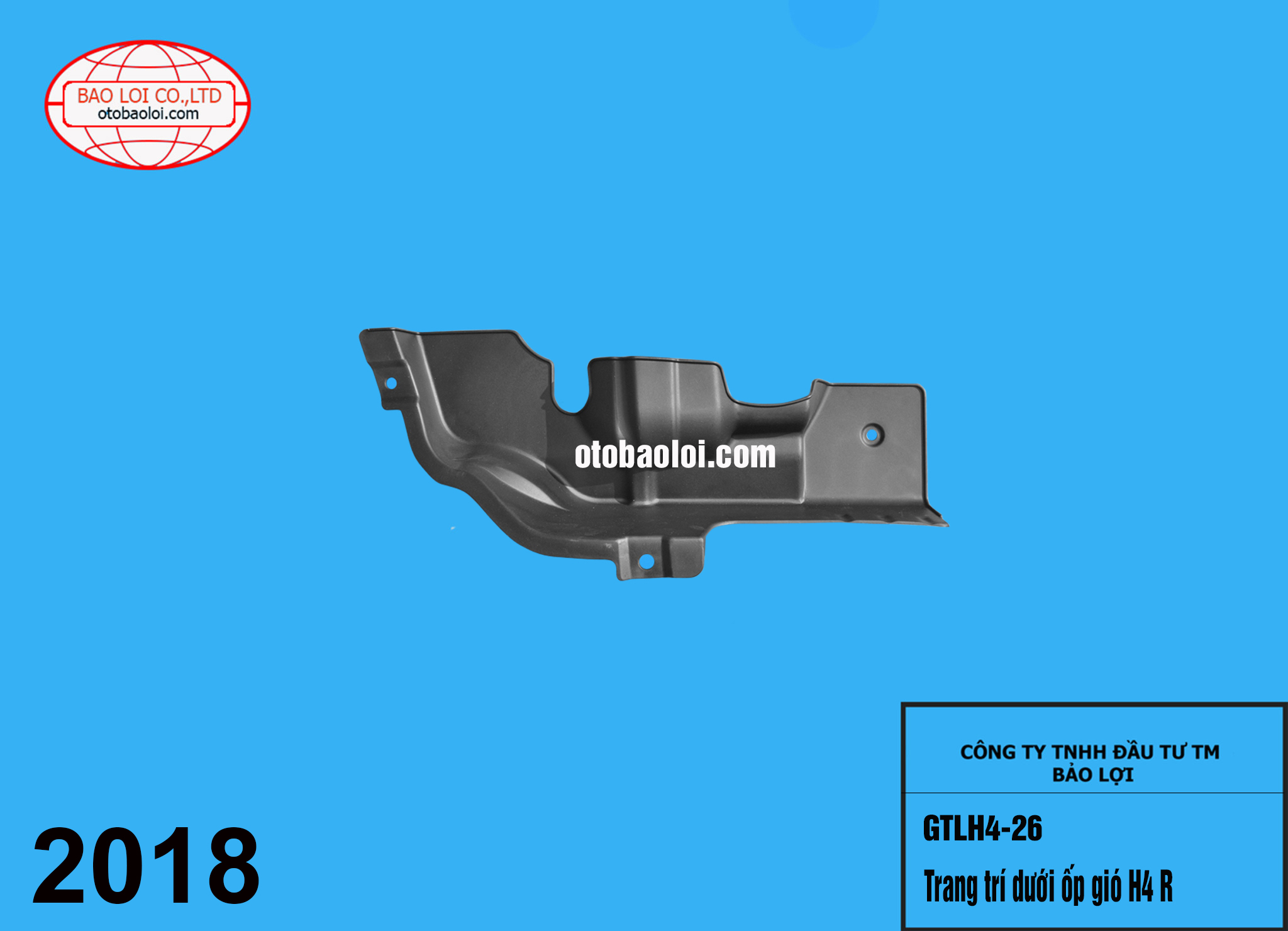 Trang trí dưới ốp gió H4 R