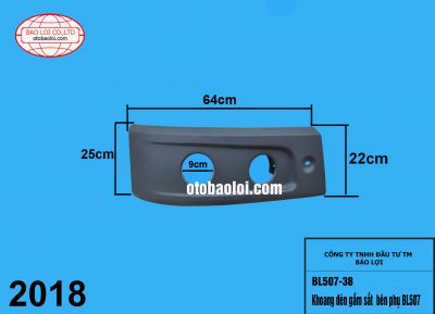Khoang đèn gầm sắt  bên phụ BL507