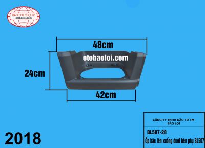 Ốp bậc lên xuống dưới bên phụ BL507 bản rộng