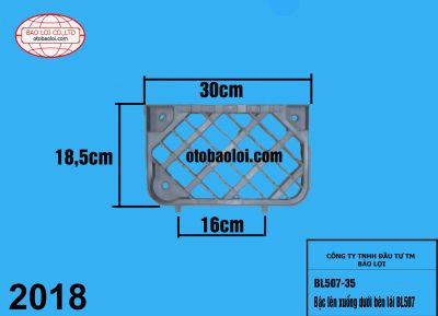Bậc lên xuống dưới bên lái  BL507