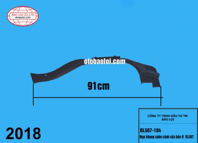 Nẹp khung sườn cánh cửa bên R  BL507
